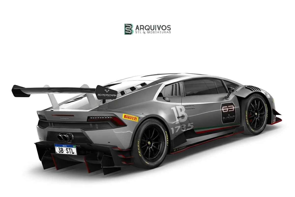 Modelo 3D STL - Lamborghini Huracan LP620-2 Super Trofeo 2015 — foto 4